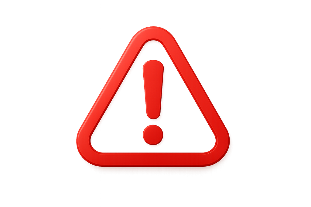 important icon so customers can read the message bellow